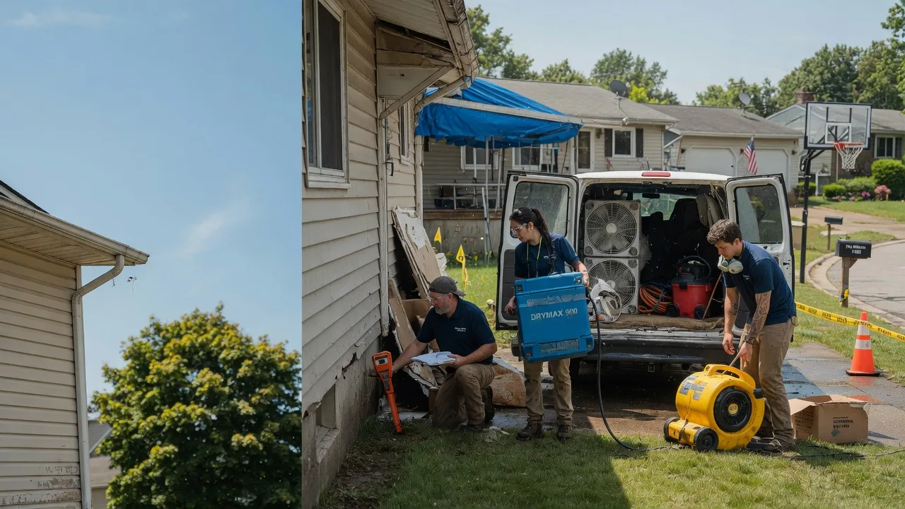 Ceiling Leak Cleanup in Whitewater, WI near me